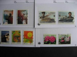 Canada wee sales cards collection of 2008-10 U issues 