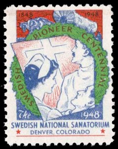 United States - 1948 Swedish National Sanatorium Mint never hinged.