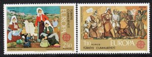 EUROPA CEPT 1975 - Turkey - Paintings - MNH Set