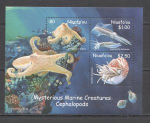 B0083 Niuafo'Ou Fauna Fish Marine Life Cephalopods Mysterious Creatures Bl35 Mnh