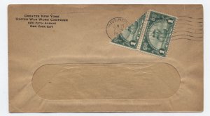 c1925 1ct Huguenot-Walloon pair with bisect cover Riverton NJ [y9043]