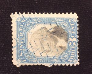 HS&C: Scott #R105 Revenue Cut cancel. Used F US Stamp