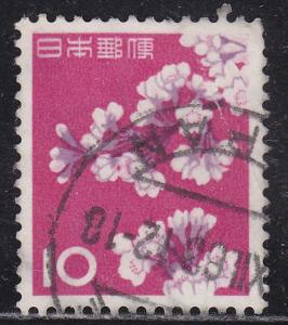 Japan 725 Used 1961 Cherry Blossoms