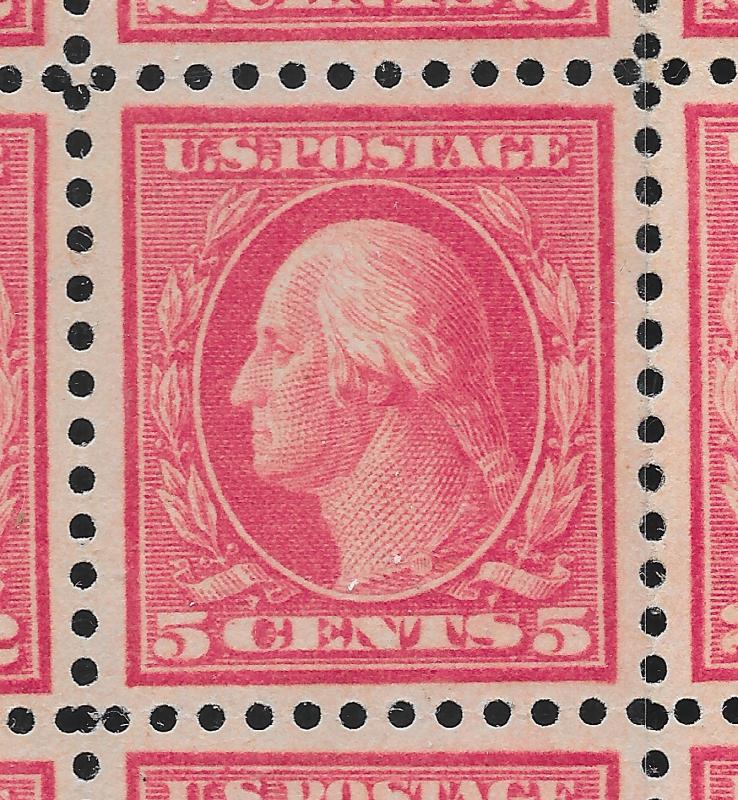 505 Unused,  XF-S, 5c. Washington, Error stamp MNH, FREE INSURED SHI
