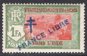 FRENCH INDIA SCOTT 165