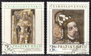 Czechoslovakia Scott 2176-77  complete set  F to VF CTO.