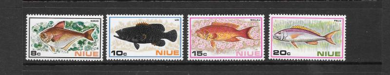 FISH - NIUE #156-159  MNH