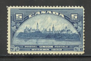 Canada Scott 202 Unused HOG - 1933 UPU Executive Committee Meeting - SCV $10.00