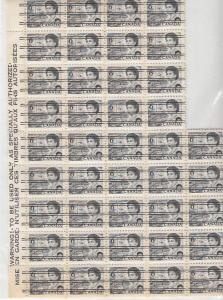 Canada #460f Precanceled Block of 41 MNH