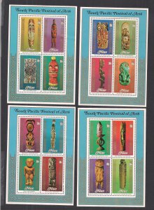 NIUE SC# 265-68 + 268e-h  FVF/MOG  1980