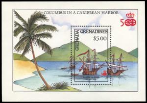 Grenada Grenadines 876, MNH, Columbus souvenir sheet