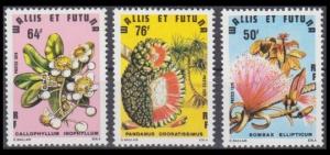 1979 Wallis & Futuna 339-341 Flowers 10,00 €