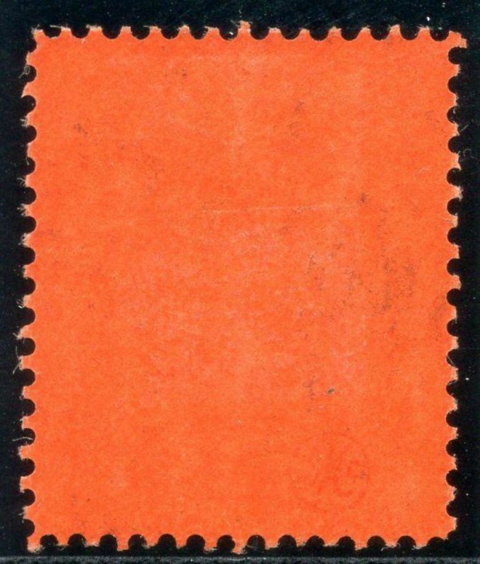 Turks Islands 1909 KEVII 3s black/red MLH. SG 126. Sc 22.