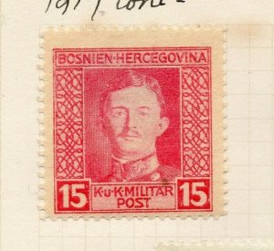 Bosnia Herzegovina 1917 Early Issue Fine Mint Hinged 15h. NW-183454