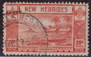 NEW HEBRIDES British Scott # 53 Condominium (1 Stamp) -3