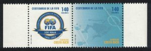 Costa Rica FIFA Football Association pair 2004 MNH SG#1772-1773