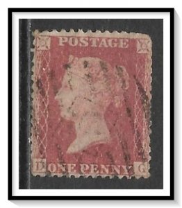 Great Britain #20 (DG) Penny Red Used