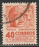 MEXICO 948, 40¢ 1950 Definitive 3rd Printing wmk 350. USED. F-VF. (1430)