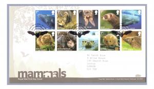 GB FDC 2010  \MAMMALS\  SP/HS