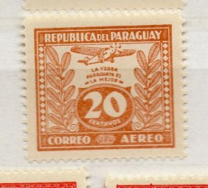 Paraguay 1931 Early Issue Fine Mint Hinged 20c. NW-175469