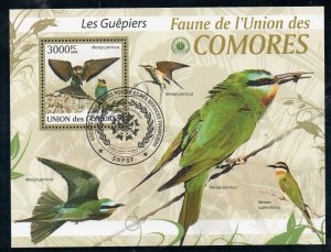 COMOROS - BIRDS - LES GUEPIERS - 2009 - M/S -
