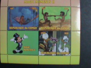 CONGO DISNEY STAMP:2013-MAGIC MOMENTS II -MNH S/S SHEET VERY FINE