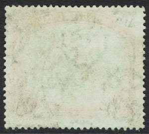 PAPUA 1907 LAKATOI OVERPRINTED SMALL PAPUA 2/6 VERTICAL WMK USED/CTO
