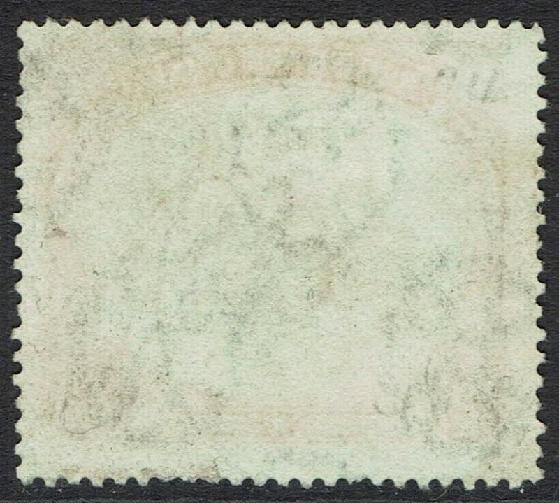 PAPUA 1907 LAKATOI OVERPRINTED SMALL PAPUA 2/6 VERTICAL WMK USED/CTO