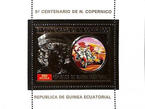 Equatorial Guinea 1974, Copernicus, mooncar s/s, MNH