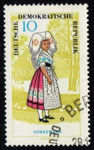 Germany DDR #742 Woman from Spreewald; CTO (0.90)