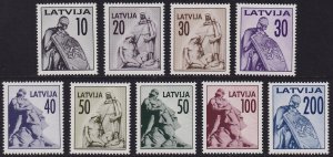 Latvia - 1992 - Scott #318-326 - MNH - Monuments