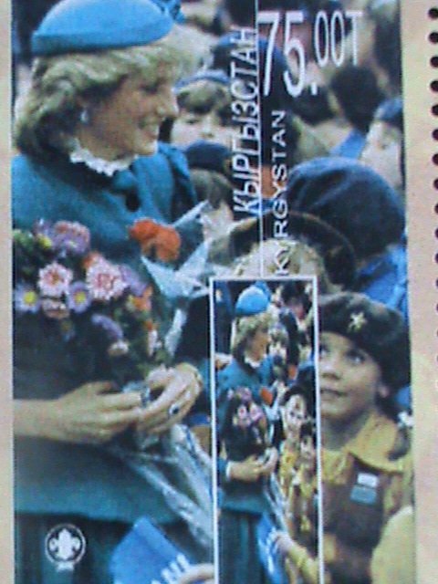 KYRGYZSTAN-DIANA-PRINCESS OF WALES- ALWAYS REMEMBER MNH S/S -VERY FINE