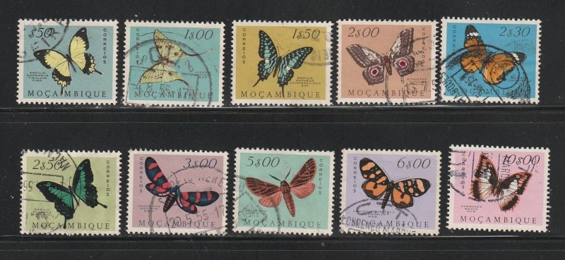 Mozambique 369, 371-377, 379-380, 382 U Butterflies