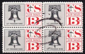 MOstamps - US Scott #C62 Used Block of 4 - Lot # HS-C378