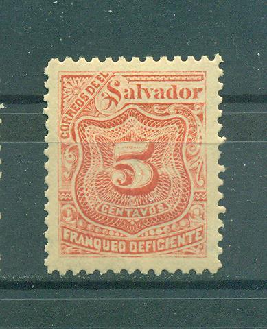 El Salvador sc# J12 mh cat value $1.10