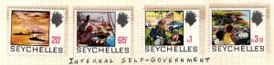 Seychelles Scott 327-330 MNH** Self Government set 1975