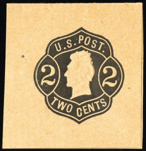 US Stamps # U53 Cut Square Mint XF