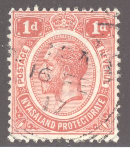 Nyasaland Protectorate, Scott #13, Used