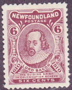 Newfoundland Scott 92A VF Hinged