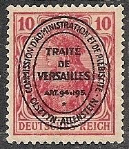 Allenstein  16 Mint OG 1920 10pf Germany Overeprint