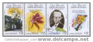 URUGUAY 2002 STAMP MNH TOPIC Museum Garden Flowers Plants 100 Años Museo y J...