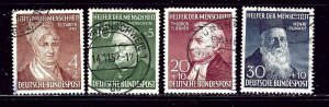 Germany B327-30 Used 1952 Portraits set