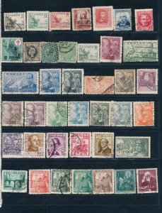 D386826 Spain Nice selection of VFU Used stamps