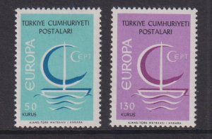 Turkey  #1718-1719  MNH   1966 Europa