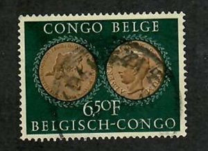 Belgian Congo; Scott 289; 1954;  Used