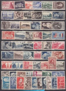 Z4971 JL Stamps france older commen,s used lot mix condition