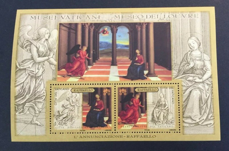 Vatican City Sc# 1314 Mint Never Hinged MNH - 2005 Louvre Souvenir Sheet