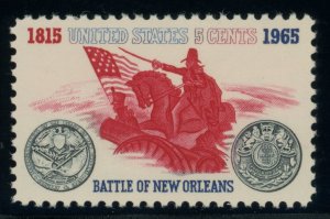 US Stamp #1261 Battle of New Orleans 5c - PSE Cert - SUP 98 - MNH - SMQ $95.00