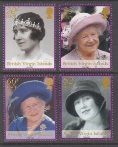 British Virgin Islands 979-982 Queen Mother MNH VF