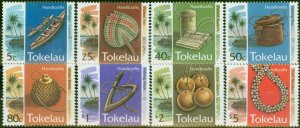 Tokelau 1994 Handicrafts Set of 8 SG208-215 V.F MNH